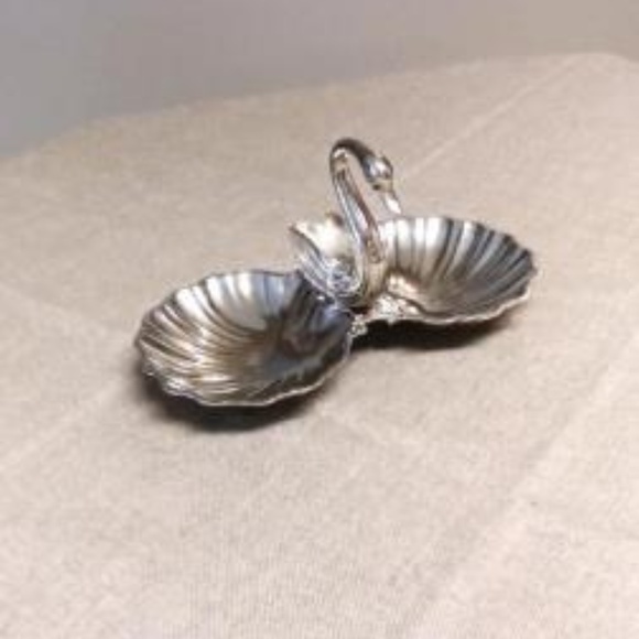 HOST PICK French Silver Plated Swan Serving Dish - Picture 2 of 2